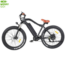 500W/750W Fat Tire Electric Bike Lithium Battery Powered Electric Mountain Bicycle